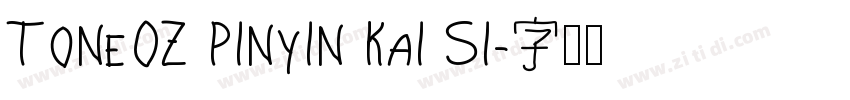 ToneOZ Pinyin Kai Si字体转换